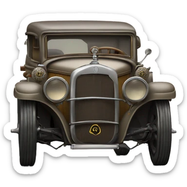  1930 hot rod WW1 Mercedes German Staff Car sticker