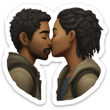 TLOU Clicker Kiss sticker