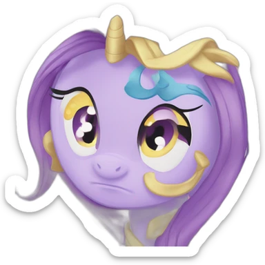 my little pony critical sticker