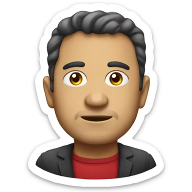 Ladron con saco de dinero  sticker