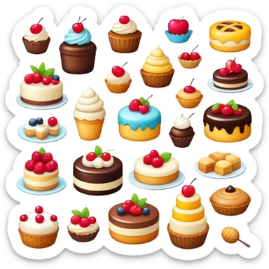 Desserts sticker