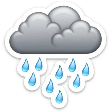 Lluvia  sticker