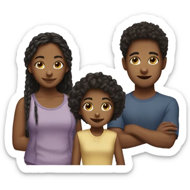 3 siblings sticker