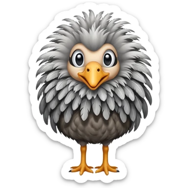 Je voudrai un emoji d'une autruche sticker