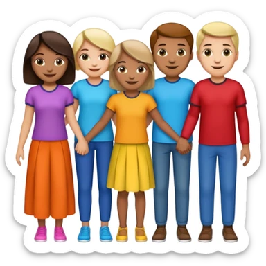 UN MUNDO UNIDO sticker