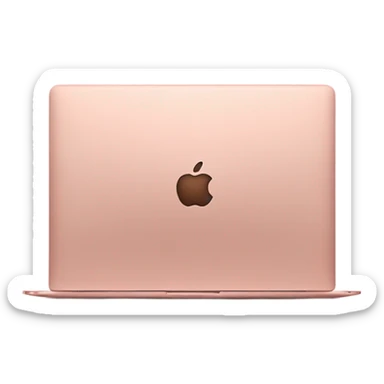roségold mac book air sticker