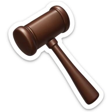 Chocolate Tool like hammer  sticker