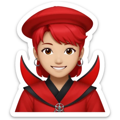 rumi from kpop demon hunters sticker