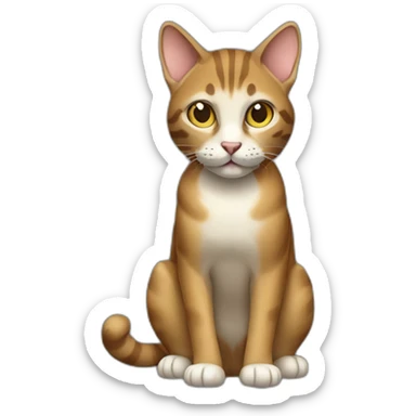 Sokoke Cat Full Body sticker