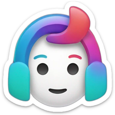 tiktok logo with a sigma face sticker