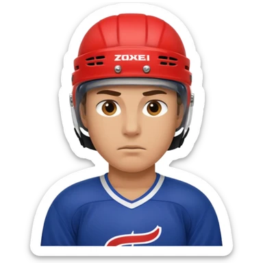 Hockey Player sticker