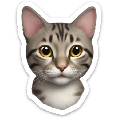 Cat coquette  sticker