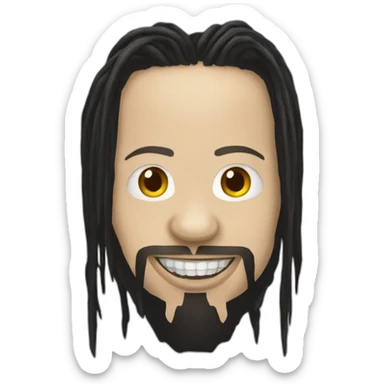 Jonathan Davis from KoRn sticker