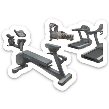 Fitness gym sticker
