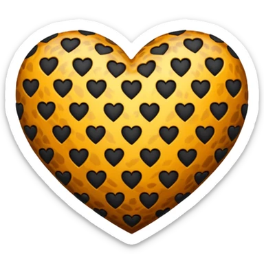 Cuore leopardo  sticker