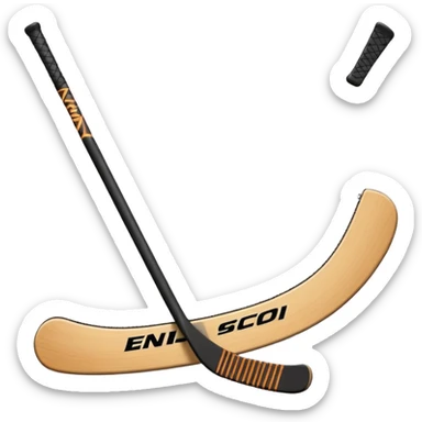 Hockey goalie stick sticker