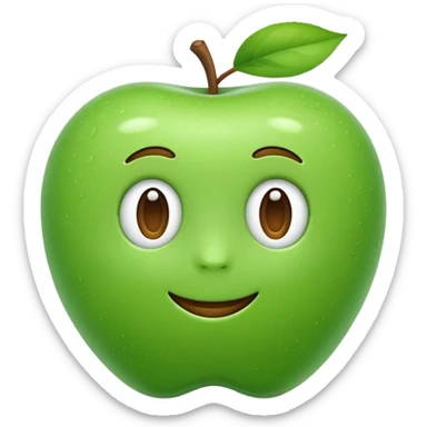 A high-quality 3D render of focus in the style of an Apple emoji. Smooth textures, soft diffuse lighting, and deep detailing. Realistic materials but with a stylized, iconic look. Soft drop shadow. Isolated on a white background. High fidelity, 4k. sticker