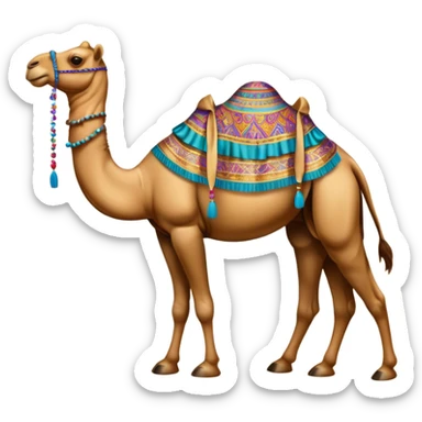 silk on a camel sticker