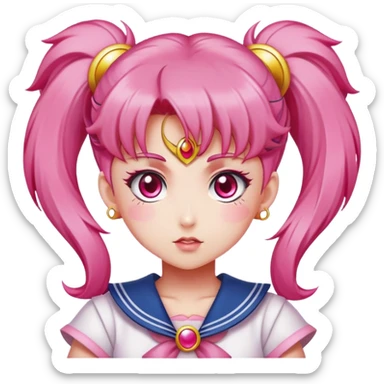 Sailor chibi moon sticker