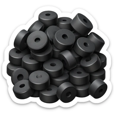 Allergic to rubber  sticker