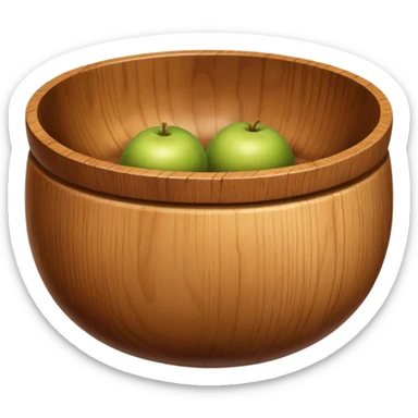A Wooden Bowl sticker