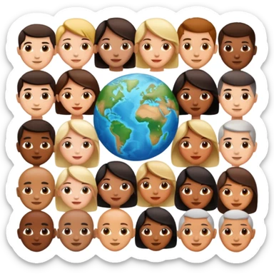 The world is immunity sticker