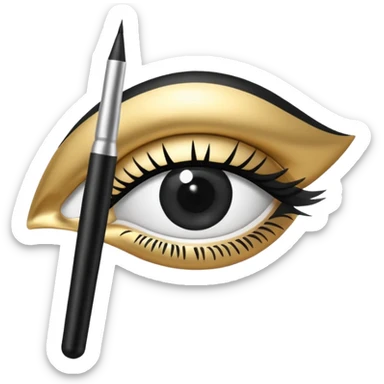 eye liner tool sticker