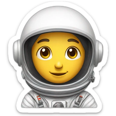 astronaut by freeny sticker
