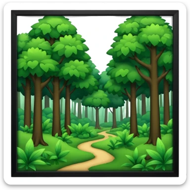 nature frame sticker