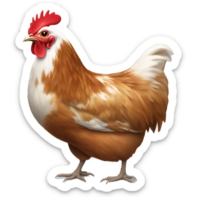 Hen  sticker