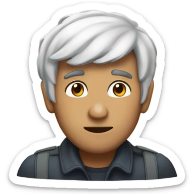 pinch with air quotes  sticker