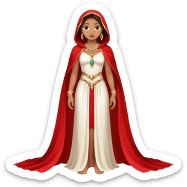 ejemplos diosa tanit vestimenta completa+ sticker