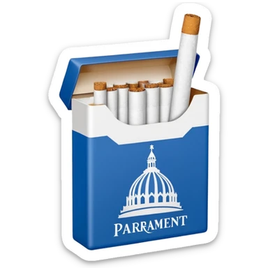 tabaco parliaments sticker