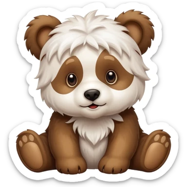 Can you do a mix of a Maltese and bear cub sticker