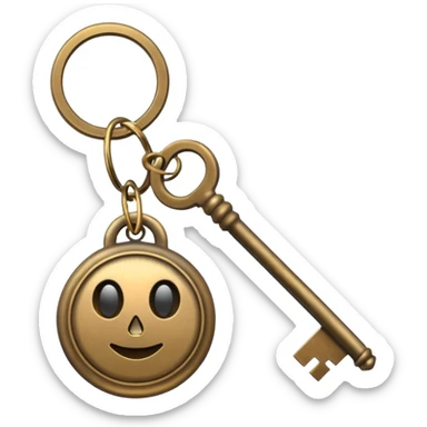 otantic keychain and key sticker