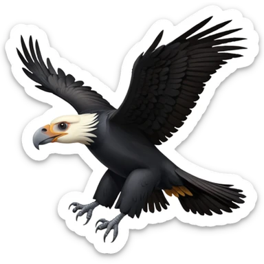 Un condor volando png sticker