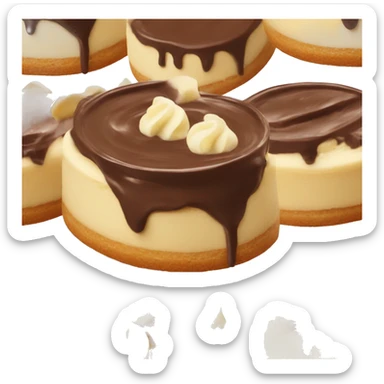 Nutella cheesecake  sticker