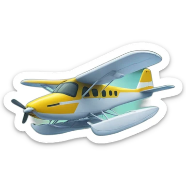 seaplane amphibian sticker