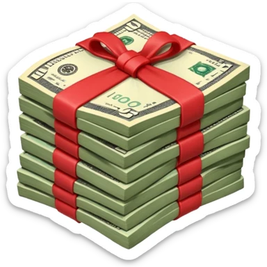 Сделай пачку денег как в GTA San Andreas sticker