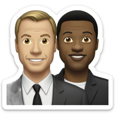 chris tucker, james carter from rush hour sticker