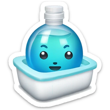 Aquasonic ultrasound gel sticker