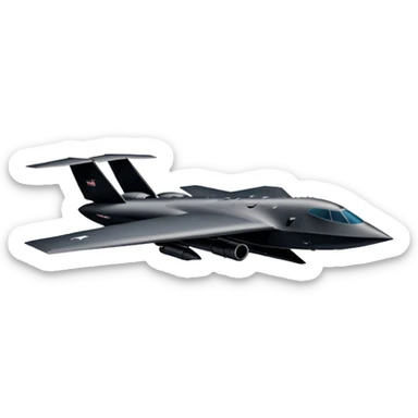 B-2 Spirit bomber - Northrop B-2 (Model Year: 2021) (Iconic colour: Stealth black) sticker