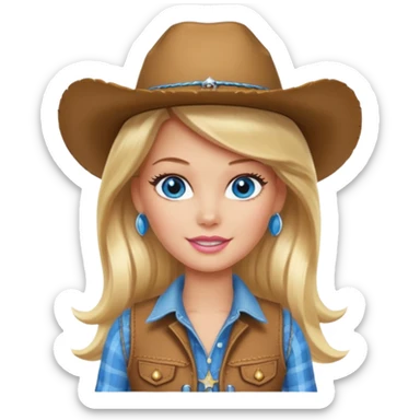 Barbie from the movie Disney Pixar's Toy Story  sticker