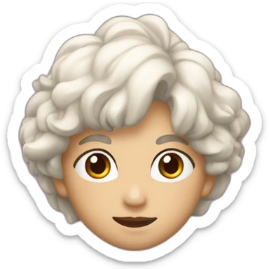 Corazón carmesí de cristal  sticker