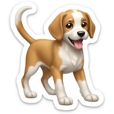 dog swiping generator sticker