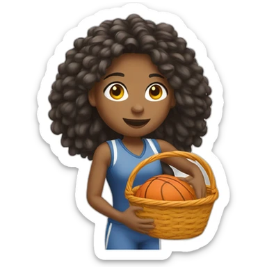 Basketeuse sticker