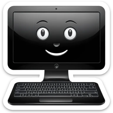 Computador Ligado sticker