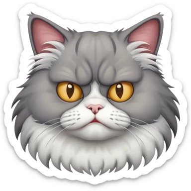 Un gato feo sticker