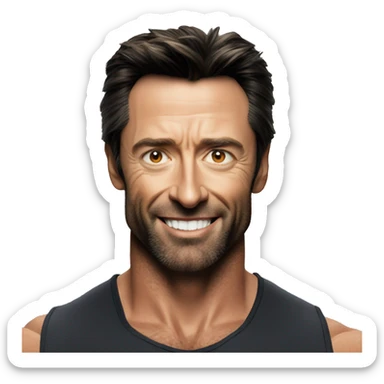 hugh jackman sticker