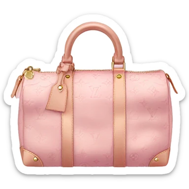 Light pink Louis Vuitton bag sticker
